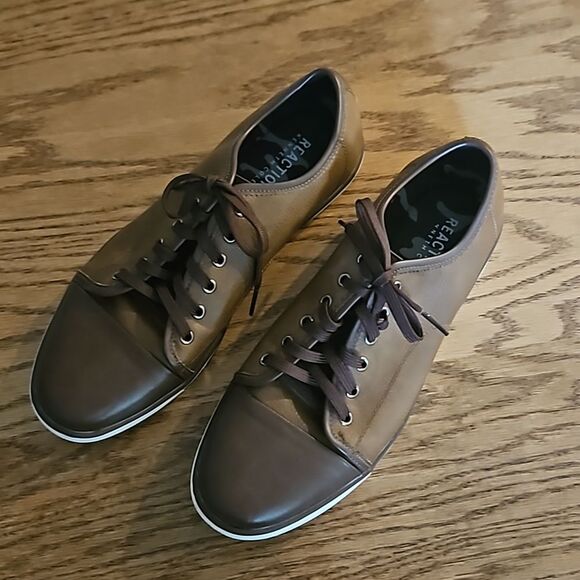 Kenneth Cole Reaction Men's Center Binding Shoes sneakers - Brown - size 9.5 - Picture 5 of 10